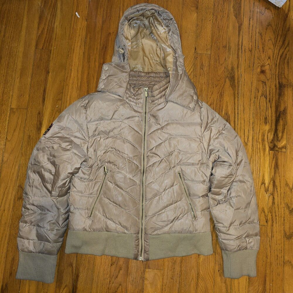 Triple Fat Goose Women’s Bomber Puffer Jacket Hooded Size XL